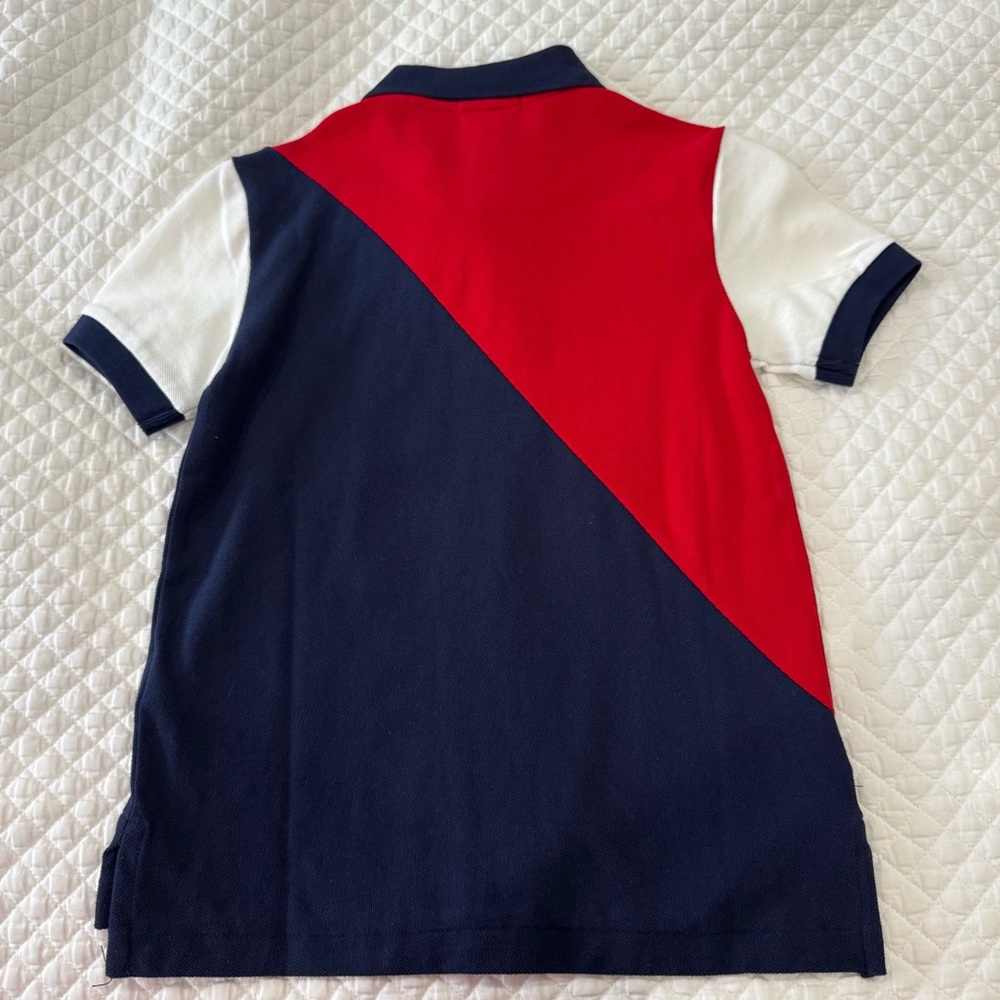 NWT Polo Ralph Lauren Red/NavyRalph Polo Team Embroidered Boys Sz 5 - Picture 2 of 7